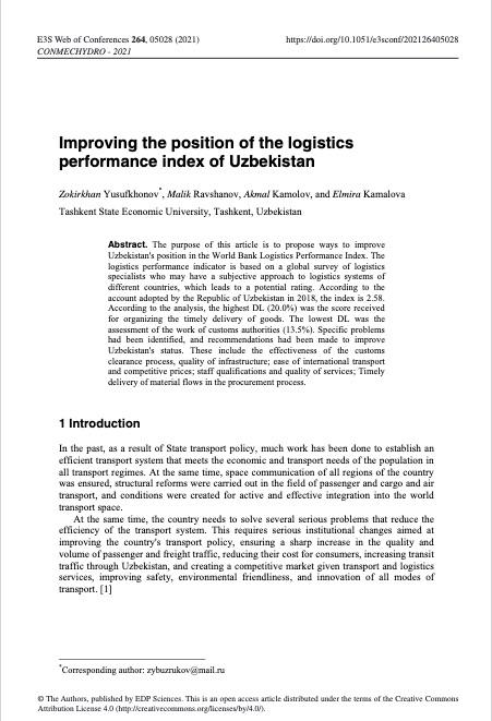 logistics Uzbekistan